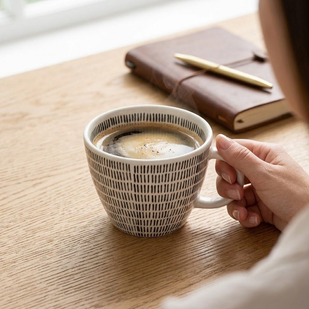 Retro Irregular Ceramic Mug